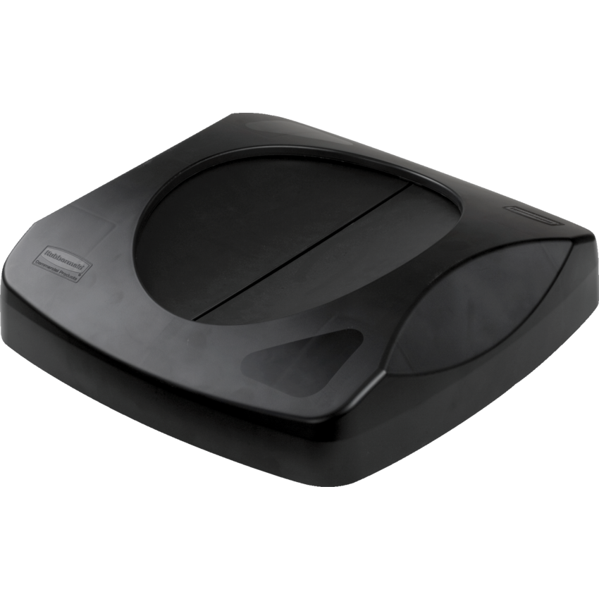 Rubbermaid® Untouchable® Swing Top Square Black