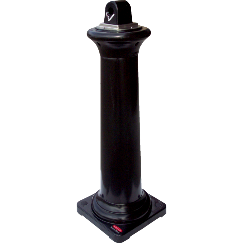 Rubbermaid® Tuscan Smoking Receptacle Black