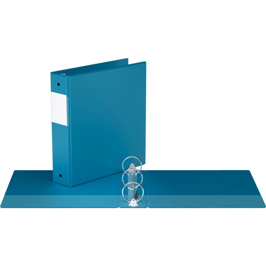 Davis Group® Essential Premium Economy Round Ring Binder 2" Turquoise Blue