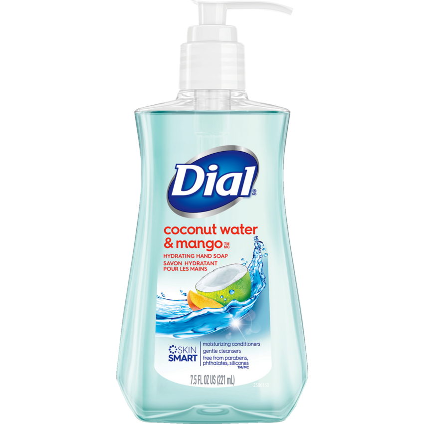 Dial® Hydrating Liquid Soap 221 mL Coconut Water with Mango
