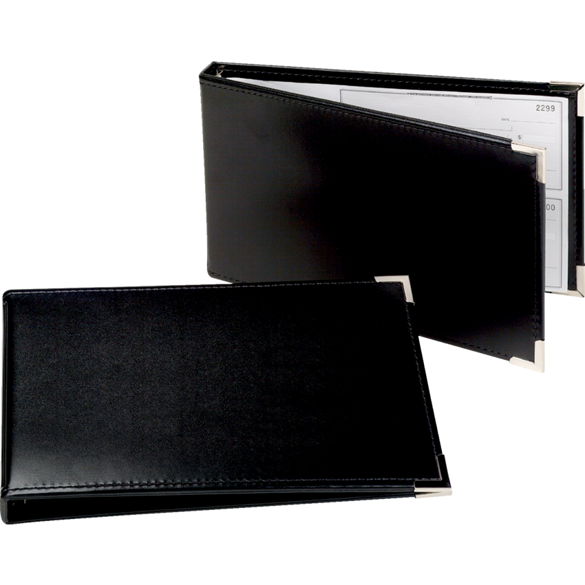 Davis Group® Deluxe Cheque Size Binder Black