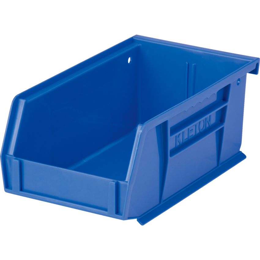 Kleton® Stack and Hang Bin 4-1/8"W x 7-3/8"D x 3"H Blue
