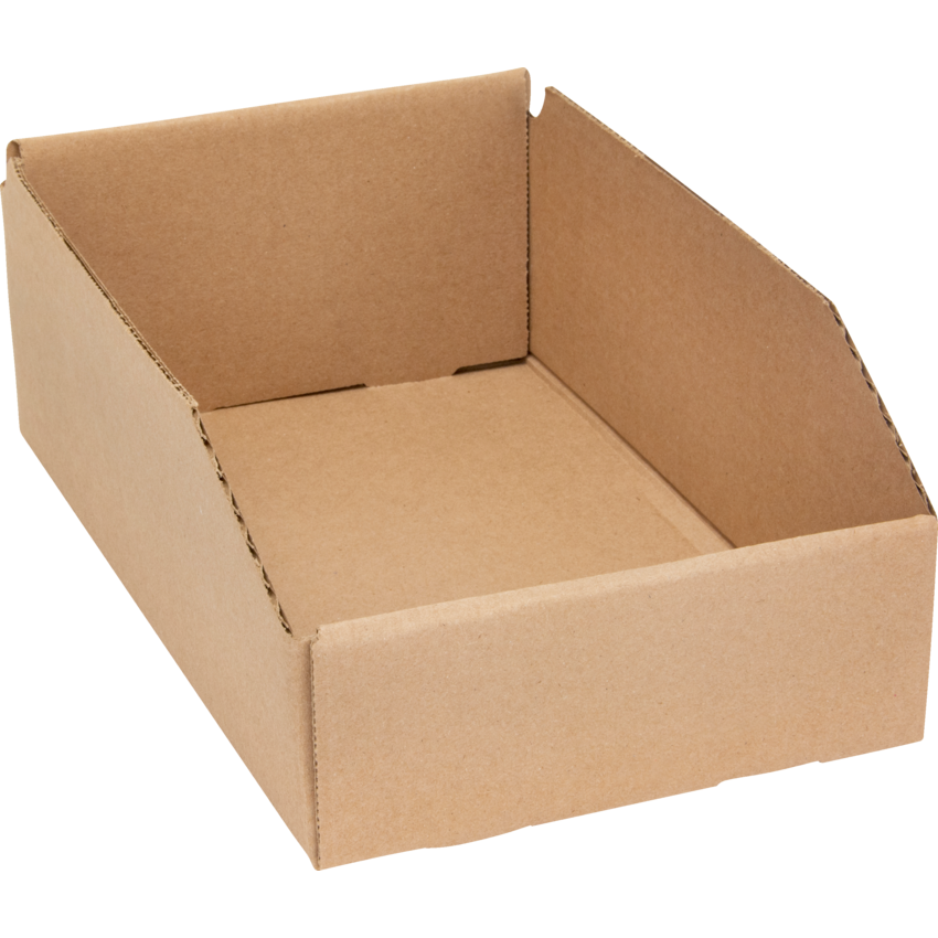 Mitchel Lincoln Deep Corrugated Part 7-5/8"W x 11-5/16"D x 4-1/2"H Bins Beige