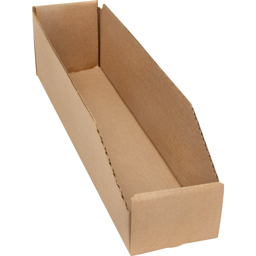 Mitchel Lincoln Deep Corrugated Parts Bin 3-3/4"W x 17-1/4"D x 4-1/2"H Beige