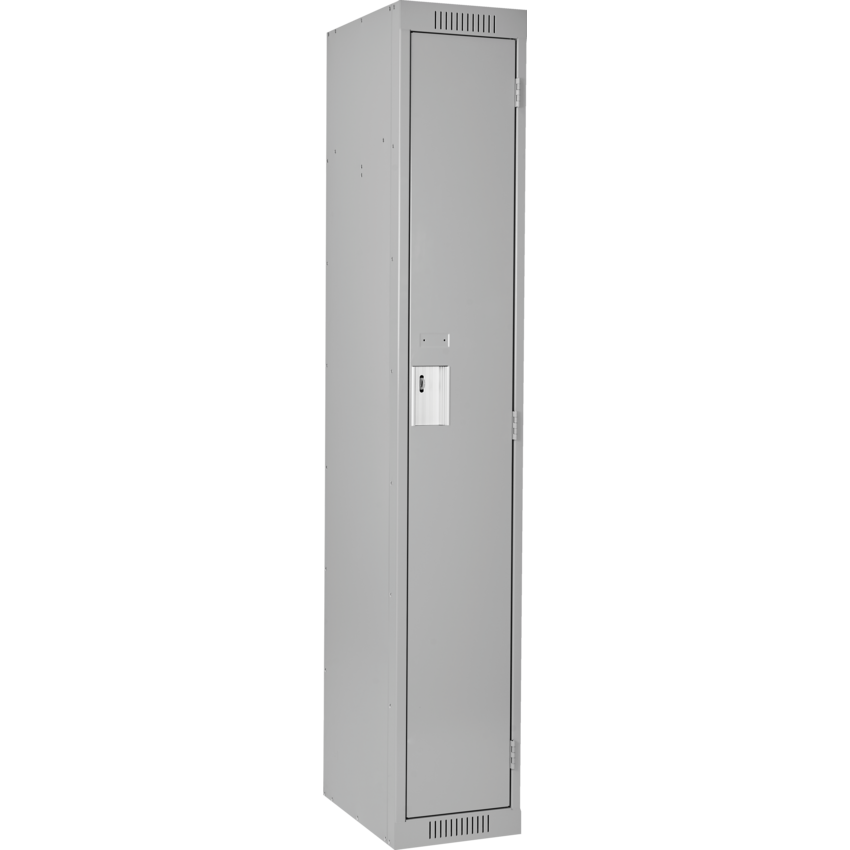 Anthony Steel Clean Line™ Lockers Single Tier 1 Bank Pearl Grey