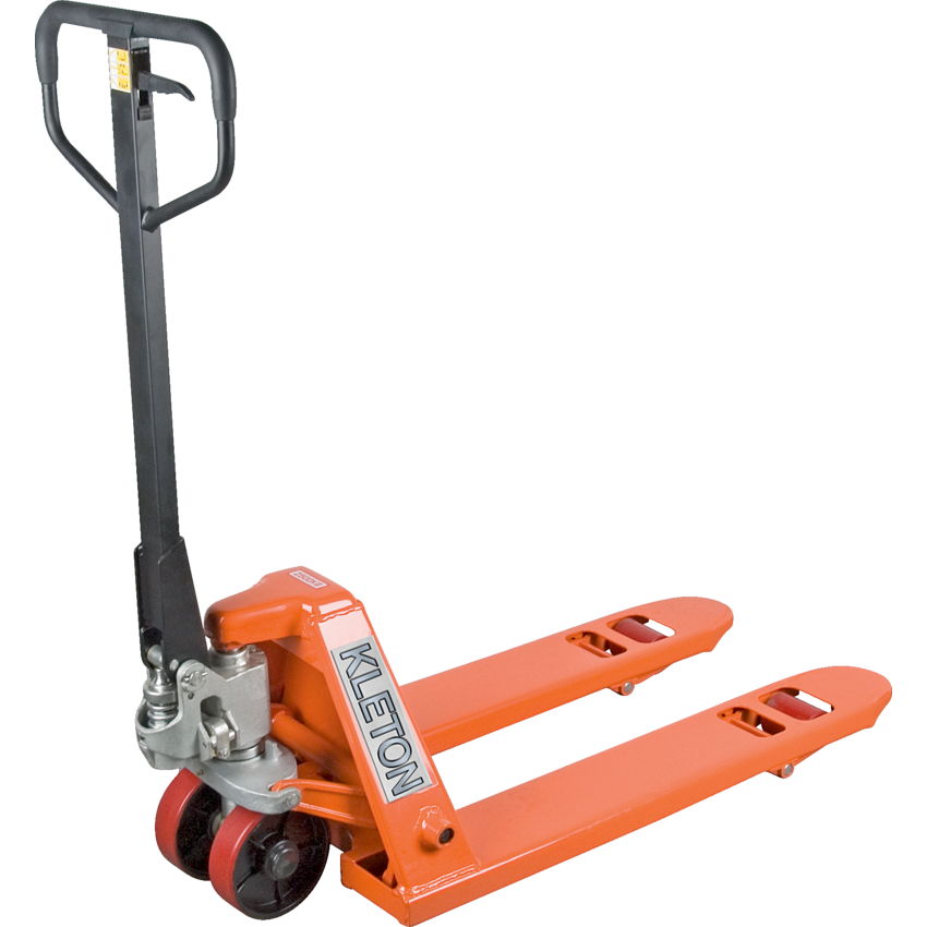 Kleton® Heavy Duty Hydraulic Pallet Truck 27" x 36" 5500 lb Capacity Orange