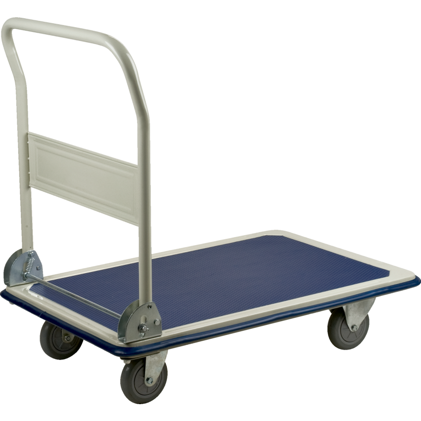 Kleton® Folding Handle Platform Truck 23"W x 35"D 660 Lb Capacity