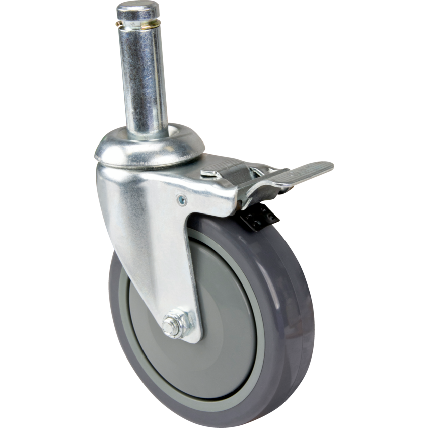 Kleton® Heavy Duty Wire Shelving Accessories 5" Caster, with brake