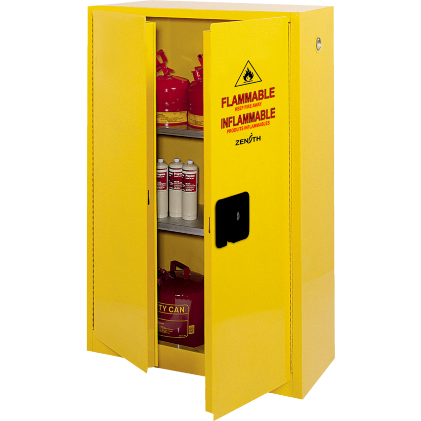 Zenith® Flammable Storage Cabinet 43"W x 18"D x 65"H