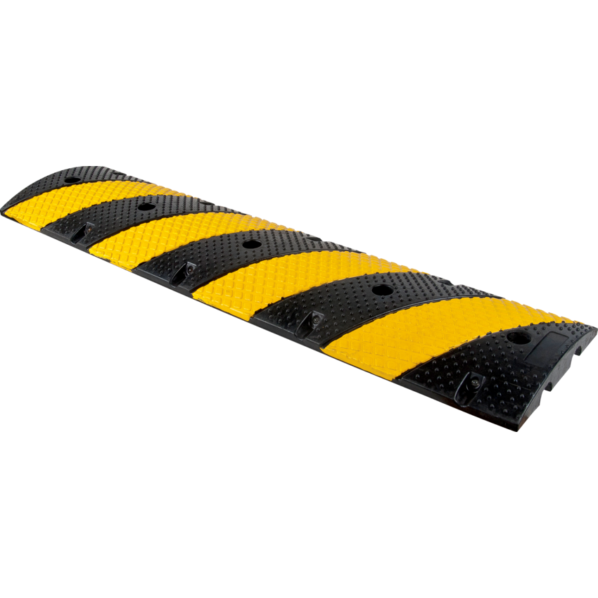 Zenith® Speed Bumps 4' L Black/Yellow