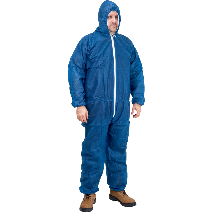 Zenith® Polypropylene Coverall 2X-Large Dark Blue
