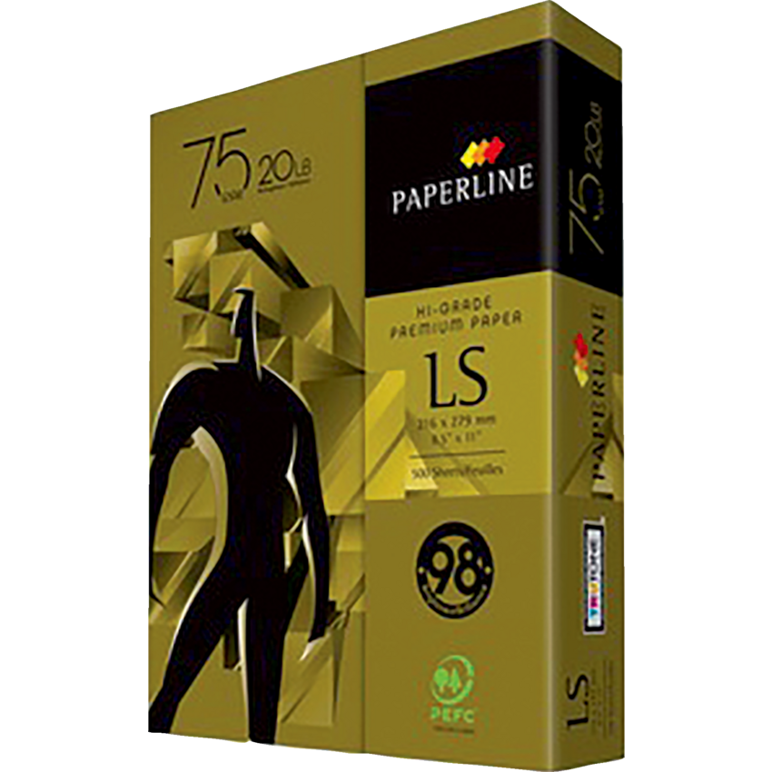 Paperline™ Hi-Grade Premium Paper 8-1/2" x 11" White 10 packages/ctn