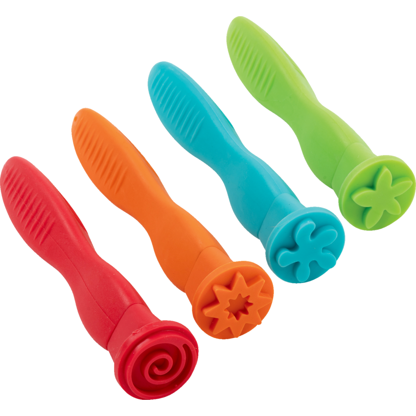 Learning Advantage Triangle Grip Art Stamps 4/pkg