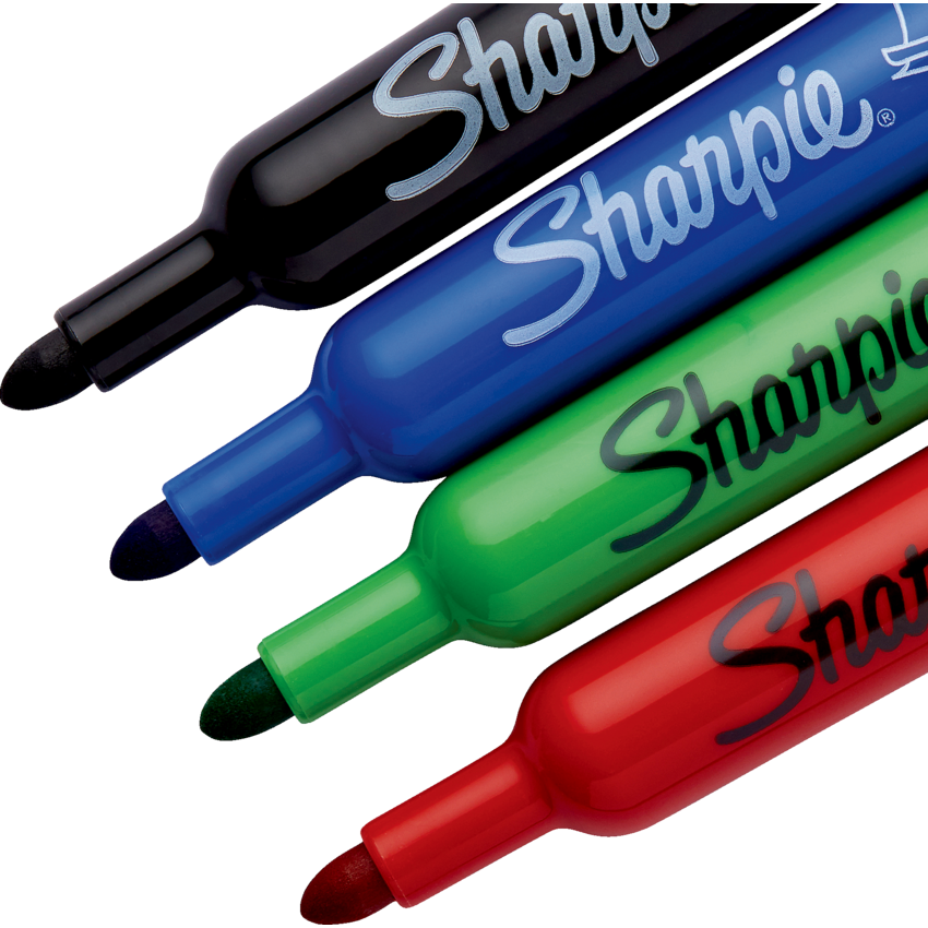 Sharpie® Flip Chart® Markers Bullet Tip Assorted Colours 4/pkg