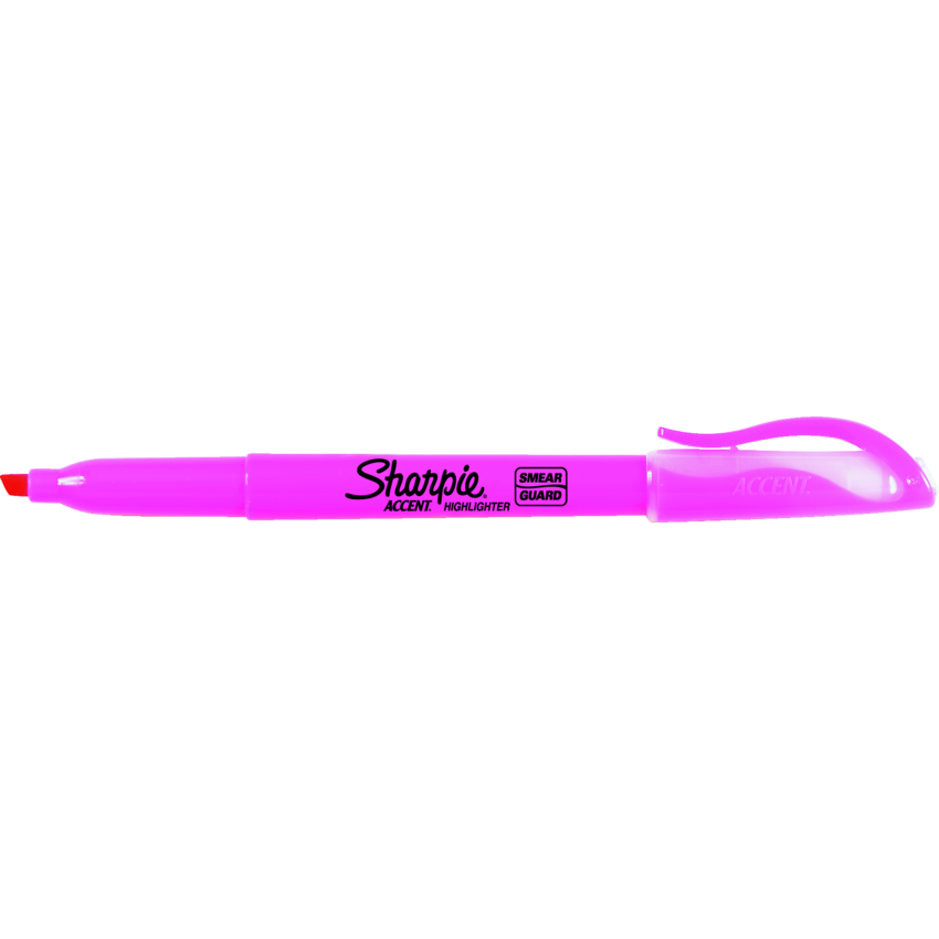 Sharpie® Pocket Highlighter Pink 12/box