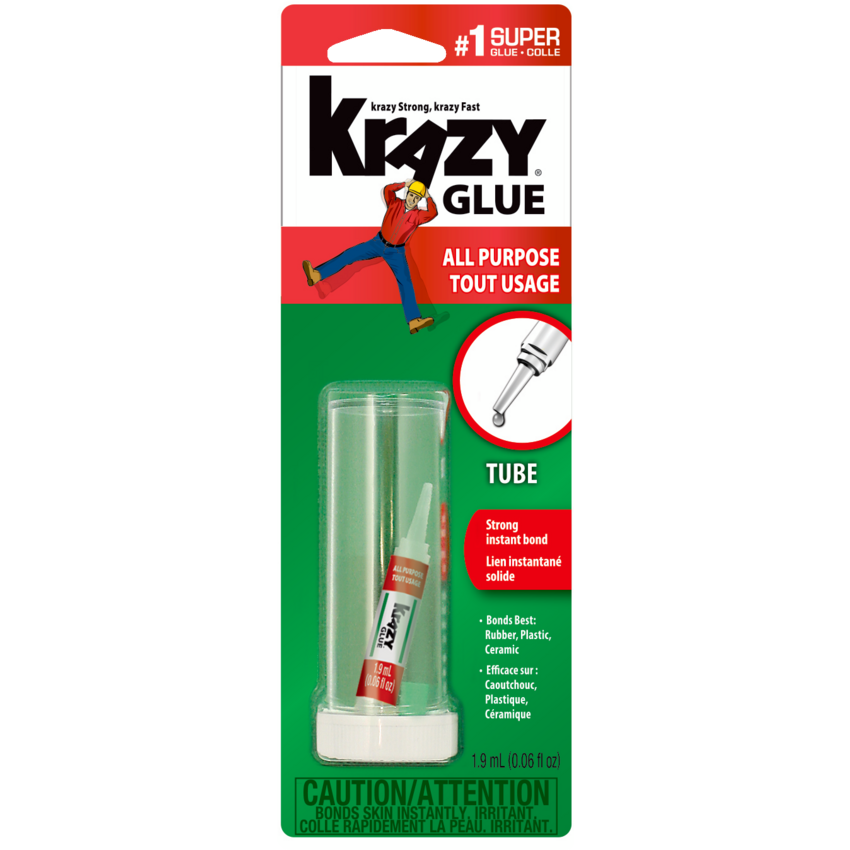 Instant Krazy® Glue All Purpose Tube 1.9 mL