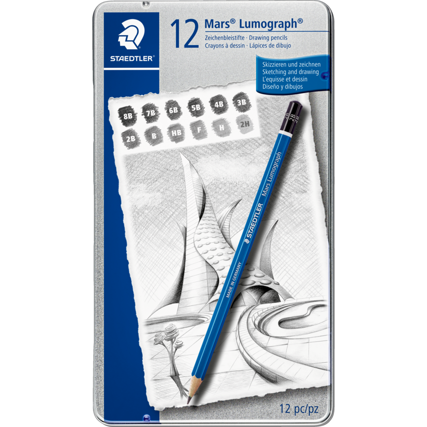 Staedtler® Lumograph Pro Quality Drafting Pencils 12/set