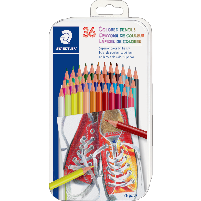 Staedtler® Coloured Pencils Assorted Colours 36/pkg