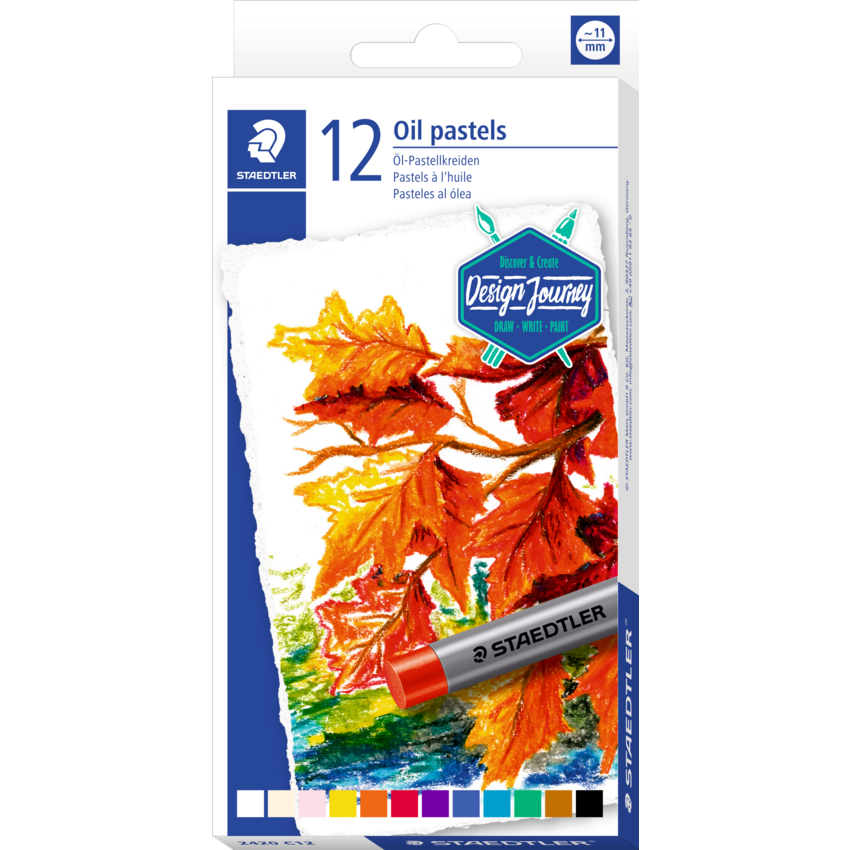 Staedtler® Oil Pastels Assorted Colours 12/pkg