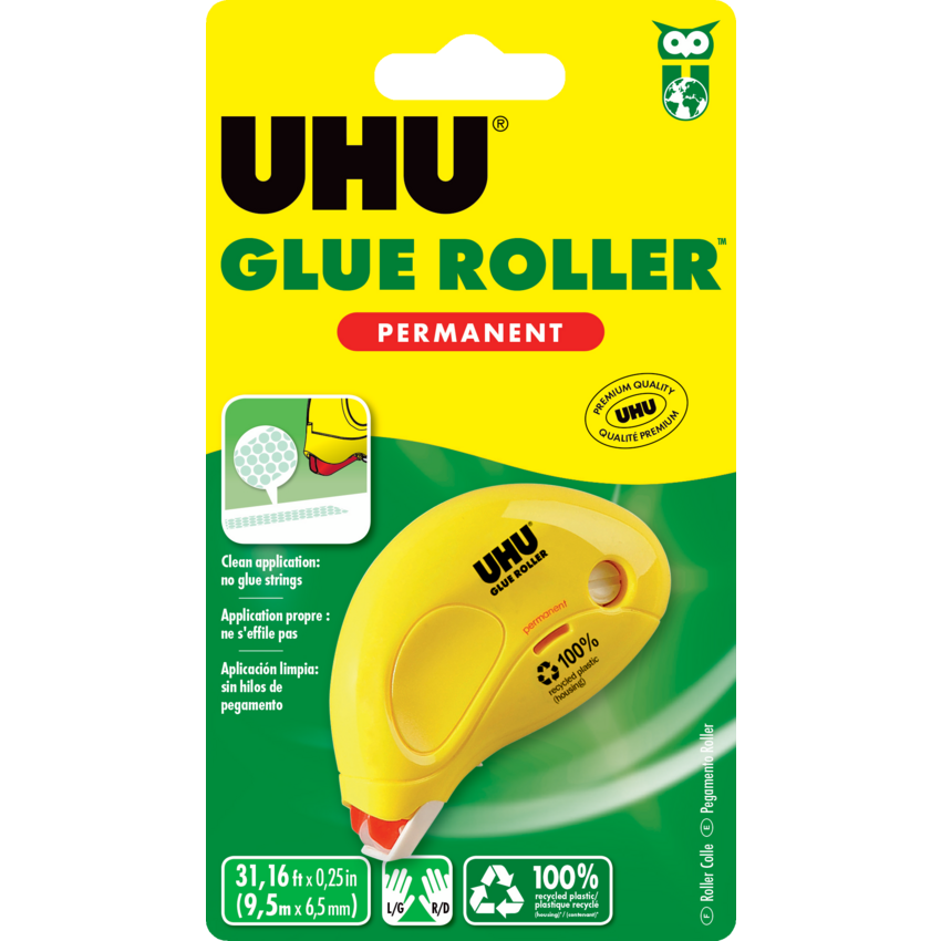 UHU® Glue Roller Permanent 6.5 mm x 9.5 m