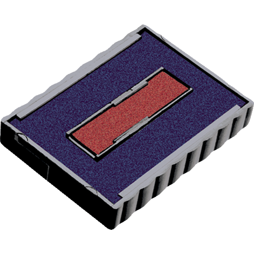 Trodat® Replacement Pad for 4750 Blue and Red 2/pkg