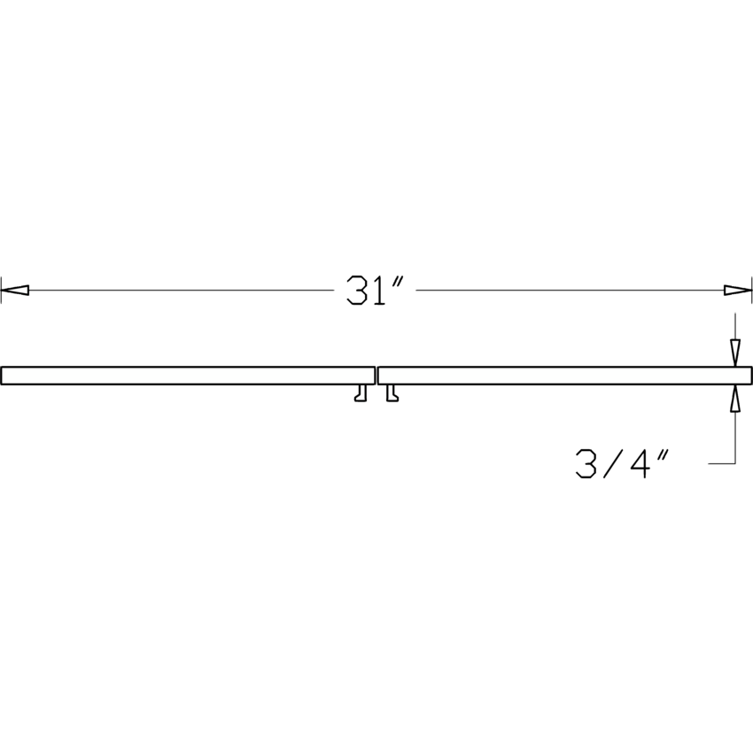 HDL® Innovations Bookcase Door Kit Grey Dusk