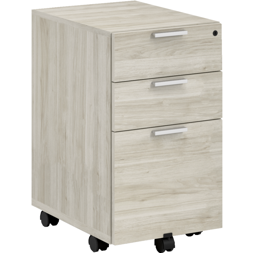 HDL® Innovation Series Laminate Mobile File Pedestal Box/Box/File Winer Wood