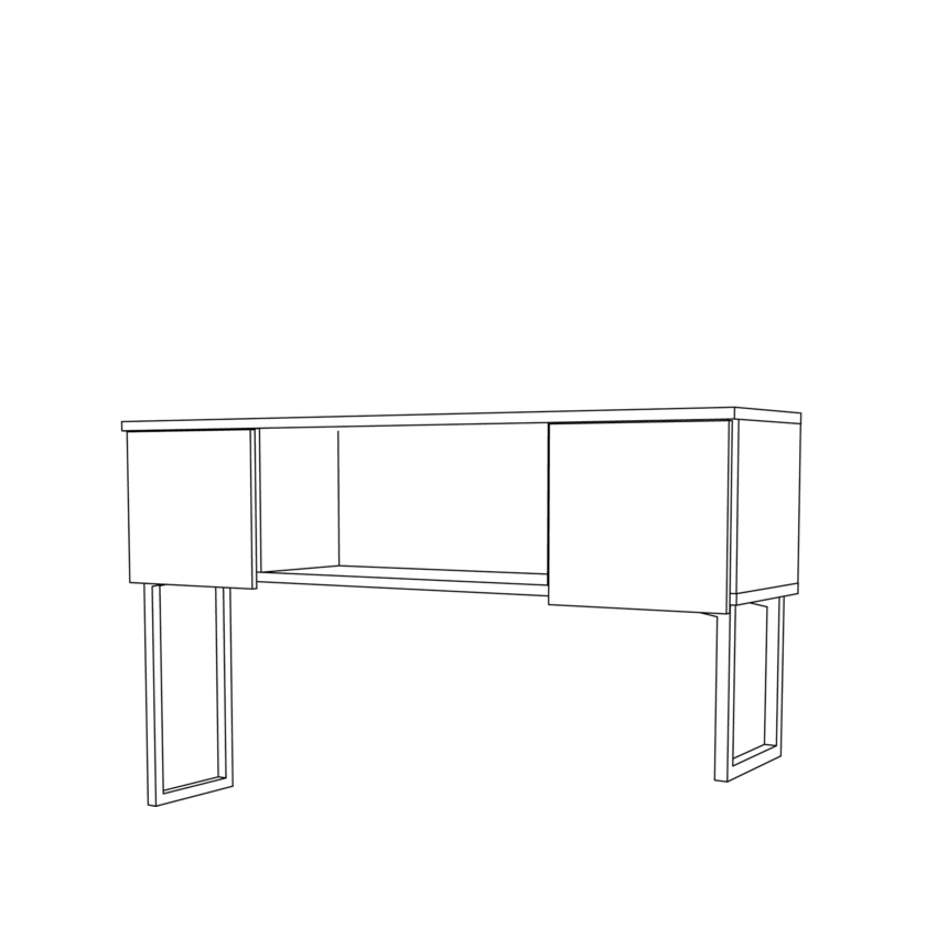 HDL® Levels Series Tiered Workstation Hutch Grey Dusk