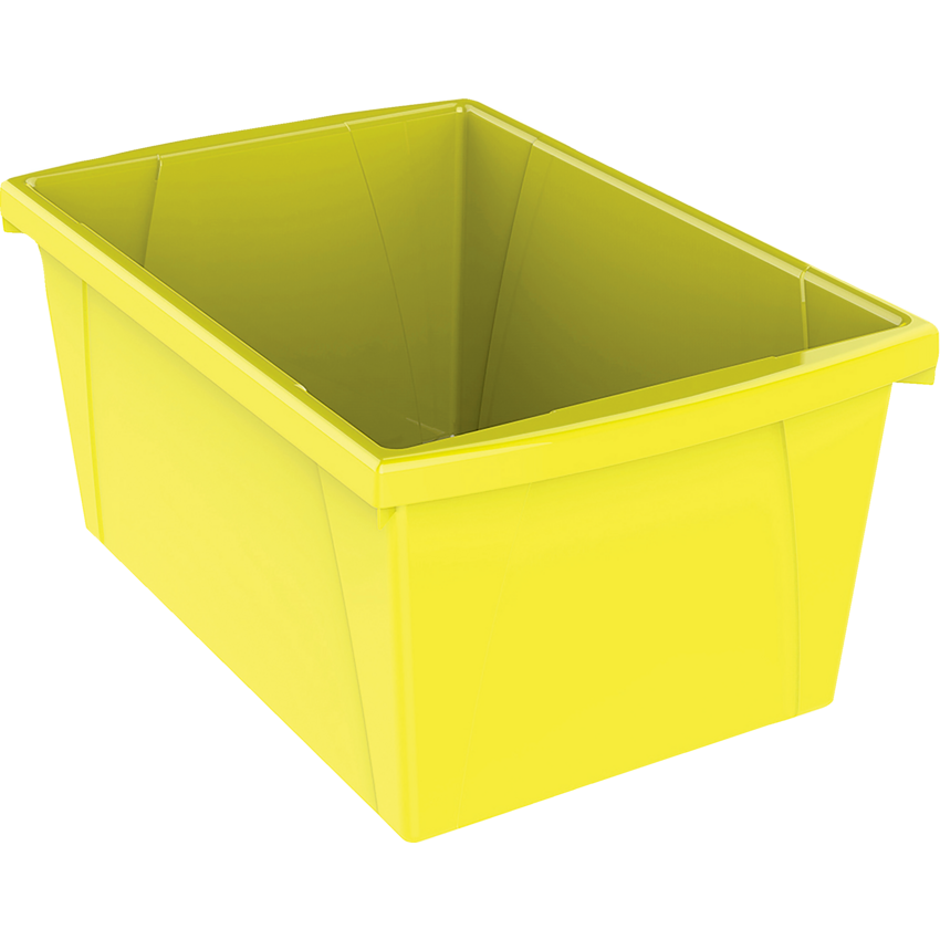 Storex® Storage Bin 21 L Yellow