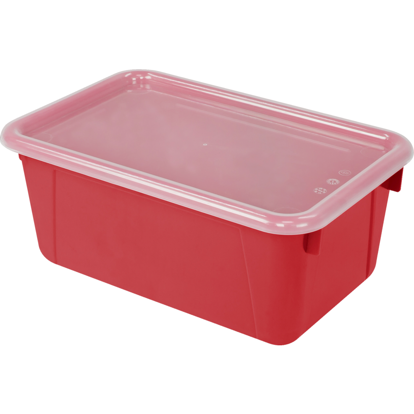 Storex® Small Cubby Bins Red