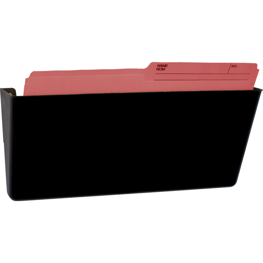 Storex® Wall Files Legal Black 2/pkg