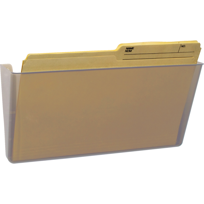 Storex® Snap and Stack Unbreakable Wall Pocket Letter Clear