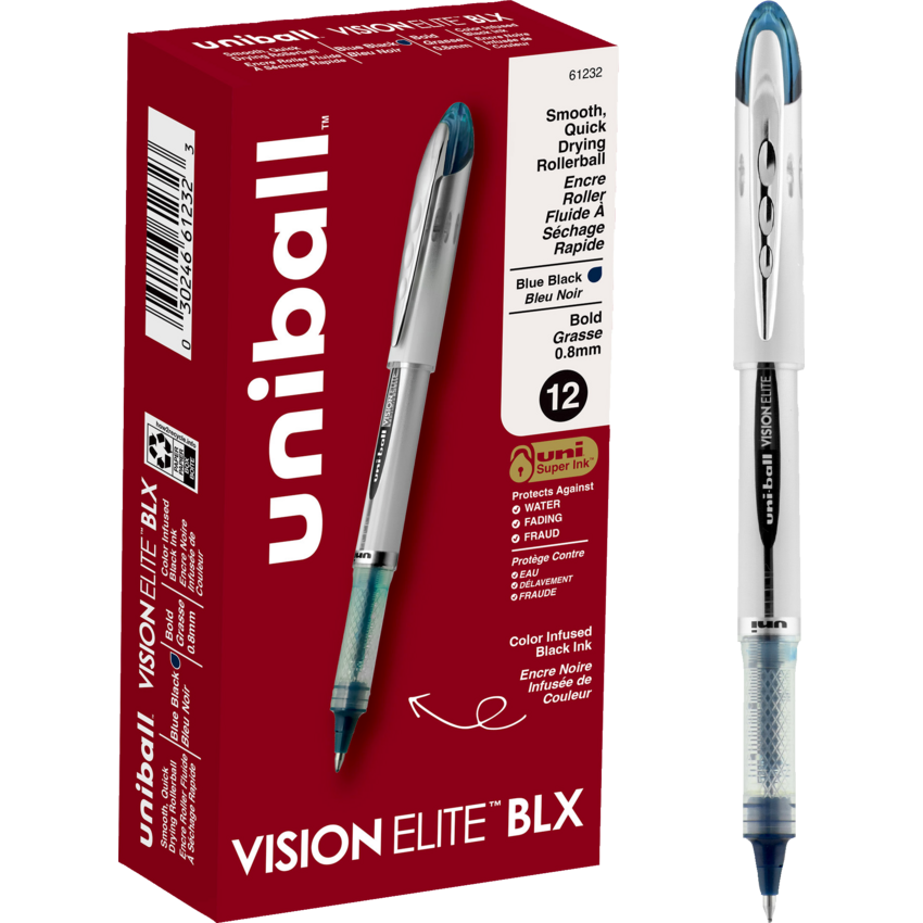 uni-ball® Vision Elite™ Roller Pen 0.8 mm Blue/Black