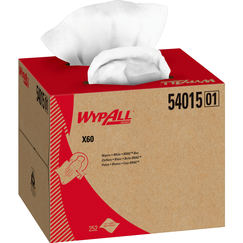 Wypall® X60 Reinforced Wipes 252 sheets/box