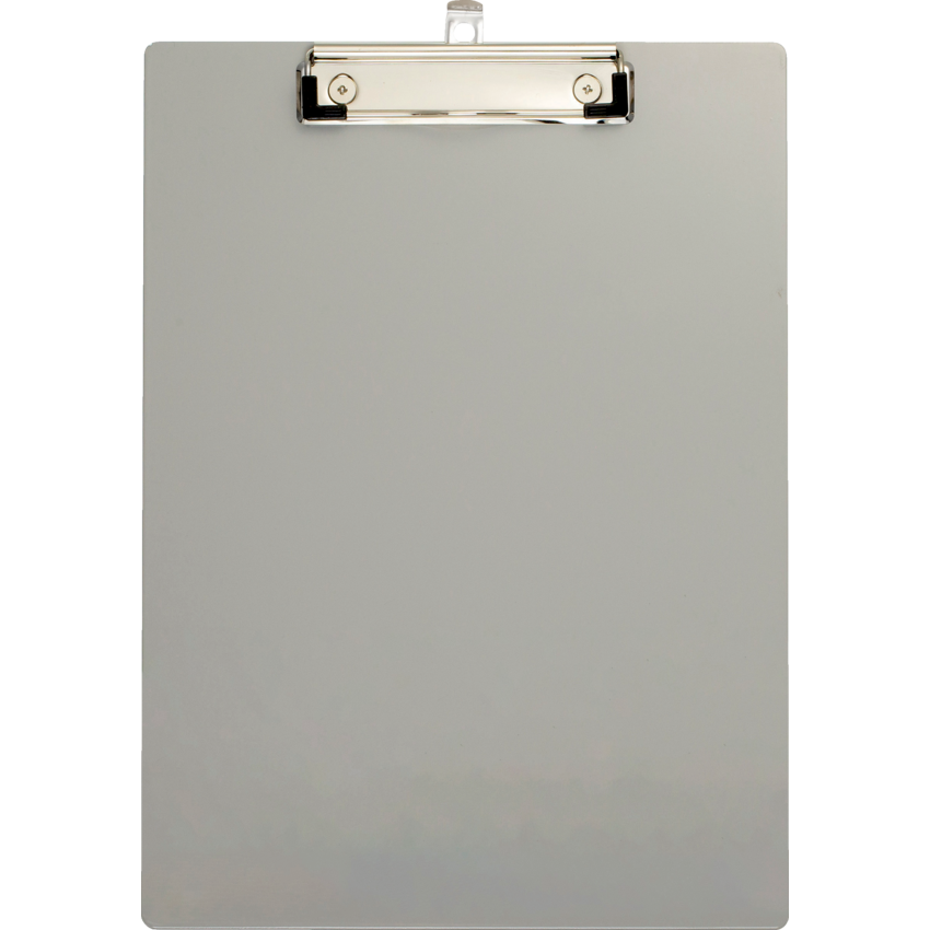 Officemate® Magnetic Clipboard Letter size Aluminum Grey