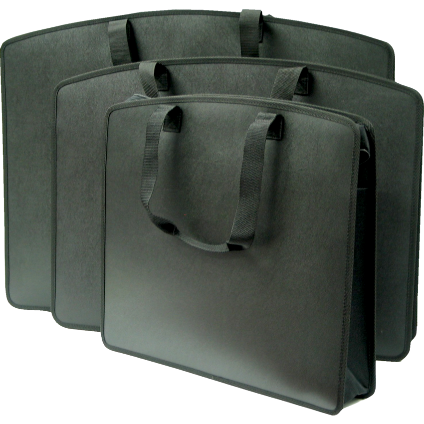 VLB FileMode Carry-All Artist Carrying Case 15” x 4” x 18”H Black
