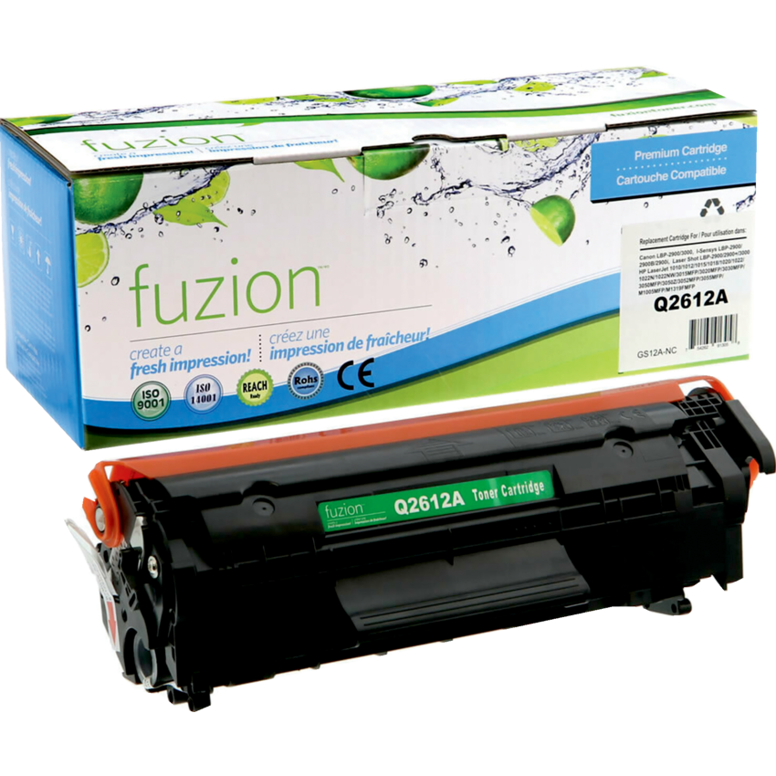 fuzion™ Compatible Laser Cartridges (HP 12A) Black