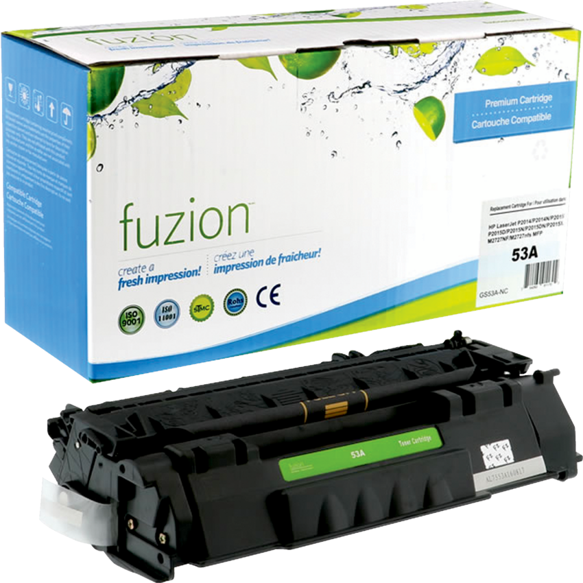 fuzion™ Compatible Laser Cartridges (HP 53A) Black