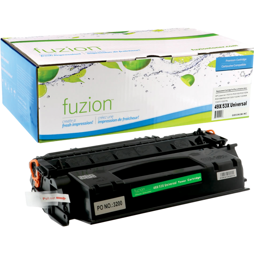 fuzion™ Compatible Laser Cartridges High Yield (HP 49X/53X) Black