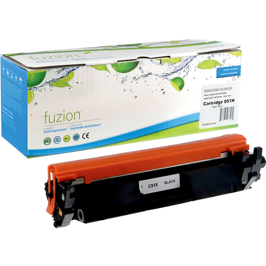 fuzion™ Compatible Laser Cartridge Canon (2169C001, 051H) Black