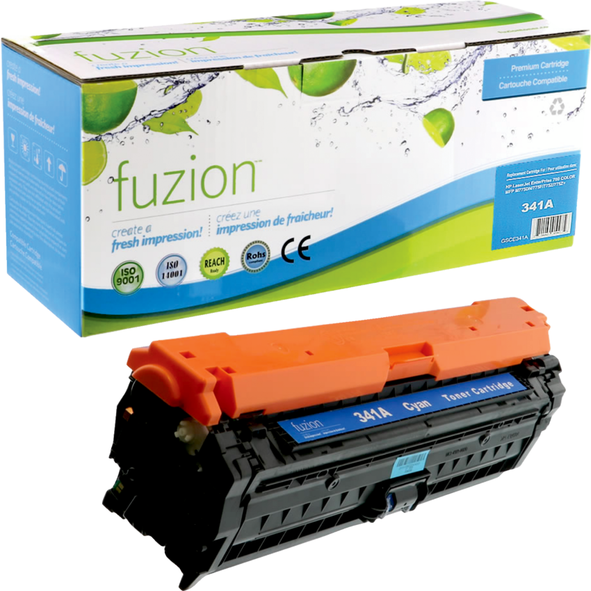 fuzion™ Remanufactured Laser Cartridges (HP CE341A) Cyan