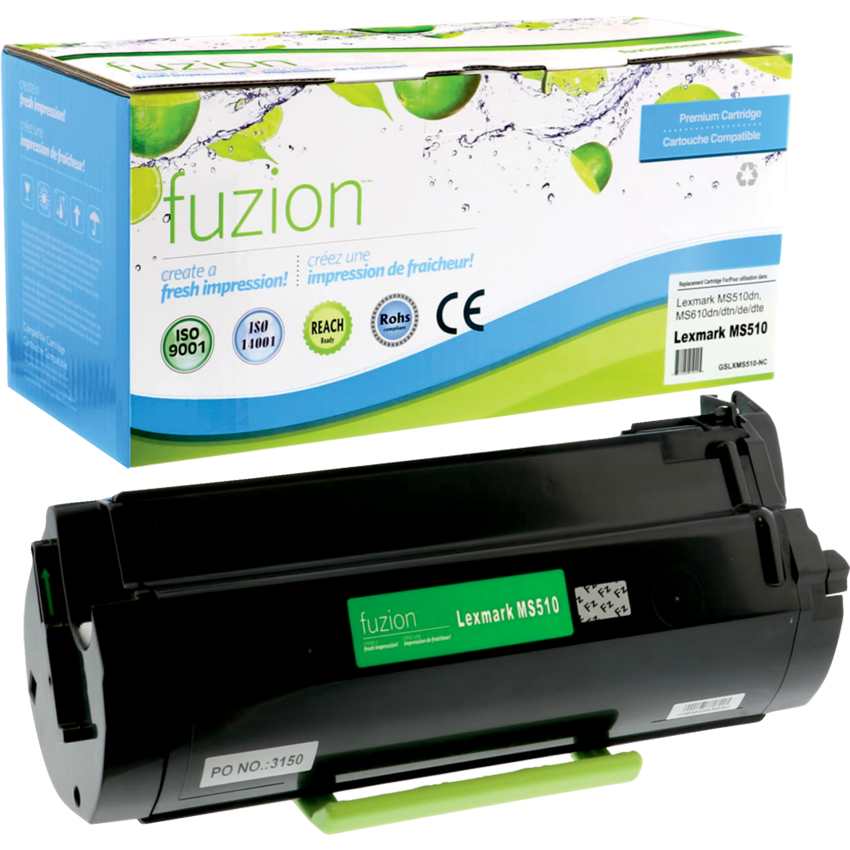 fuzion™ Compatible Laser Cartridges Ultra High Yield (Lexmark MS510) Black