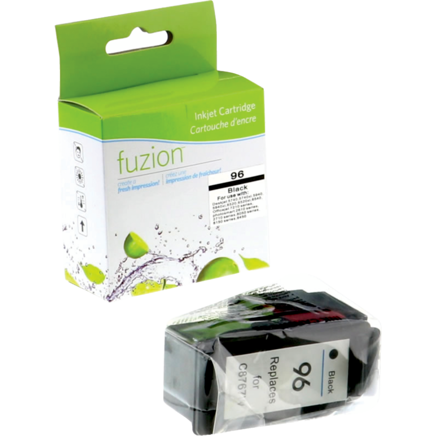 fuzion™ Remanufactured Inkjet Cartridges (HP 96) Black