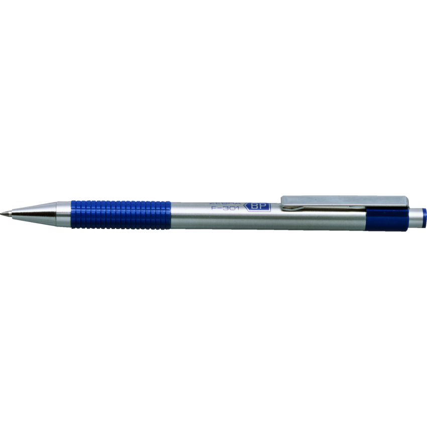 Zebra F-301® Retractable Ball Point Pen Fine Point Blue 12/box