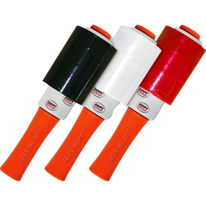 ZippyWrap™ HD Refill Rolls 4" x 500' Red 10 rolls/case