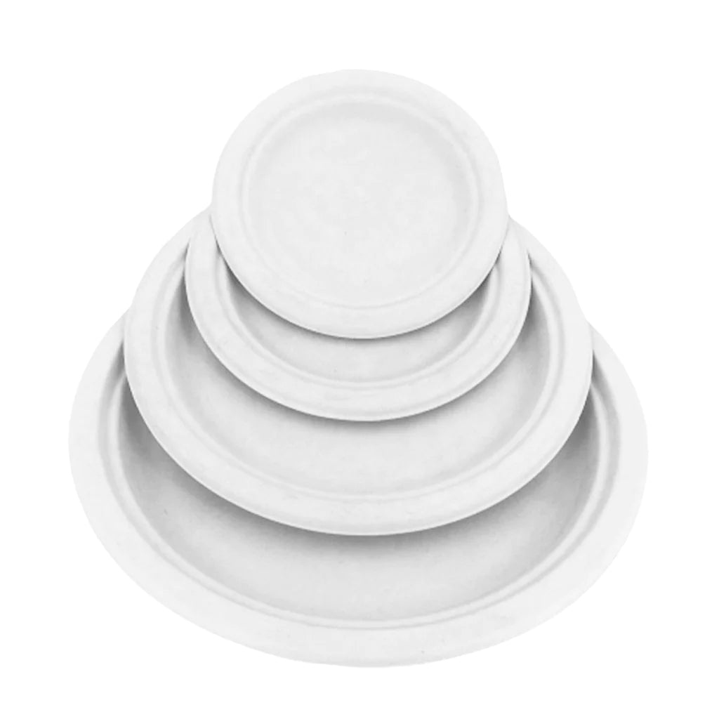 Compostable Plates - White