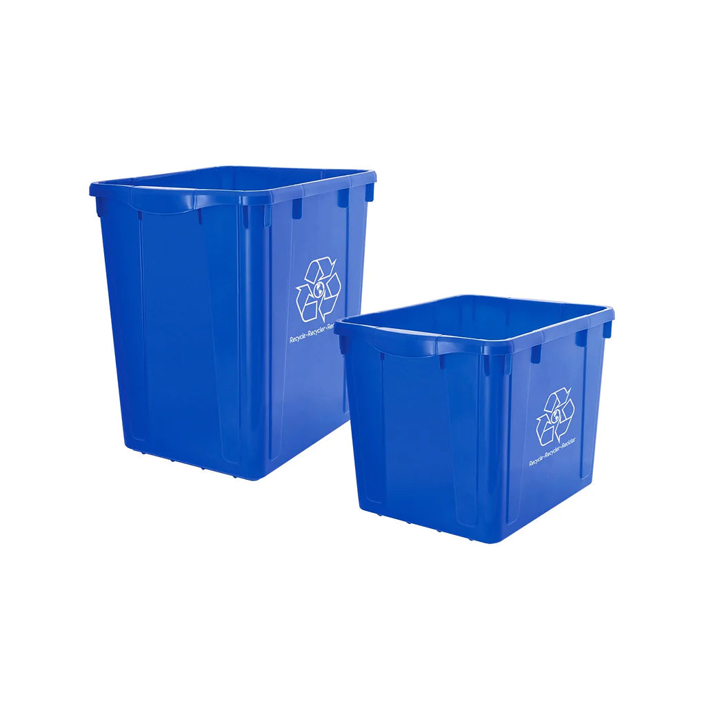 Curbside Recycling Bin - Blue
