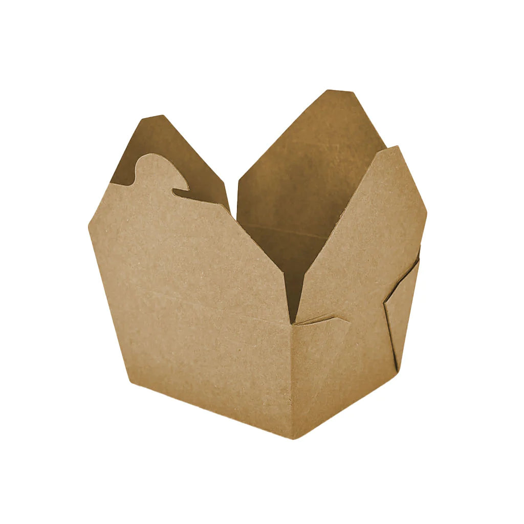Kraft Take Out Food Containers - Brown Kraft Paper