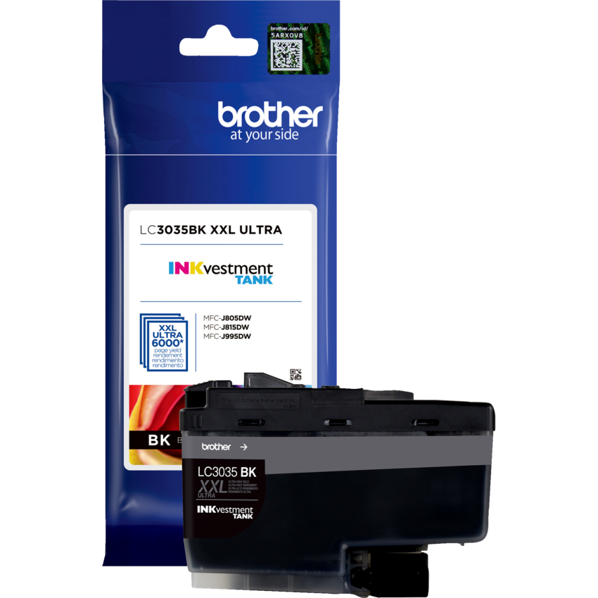 Brother INKvestment Inkjet Cartridge #LC3035BK XXL Ultra High Yield Black