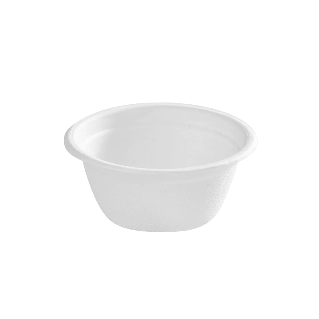 Portion Cups Bagasse Compostable - White